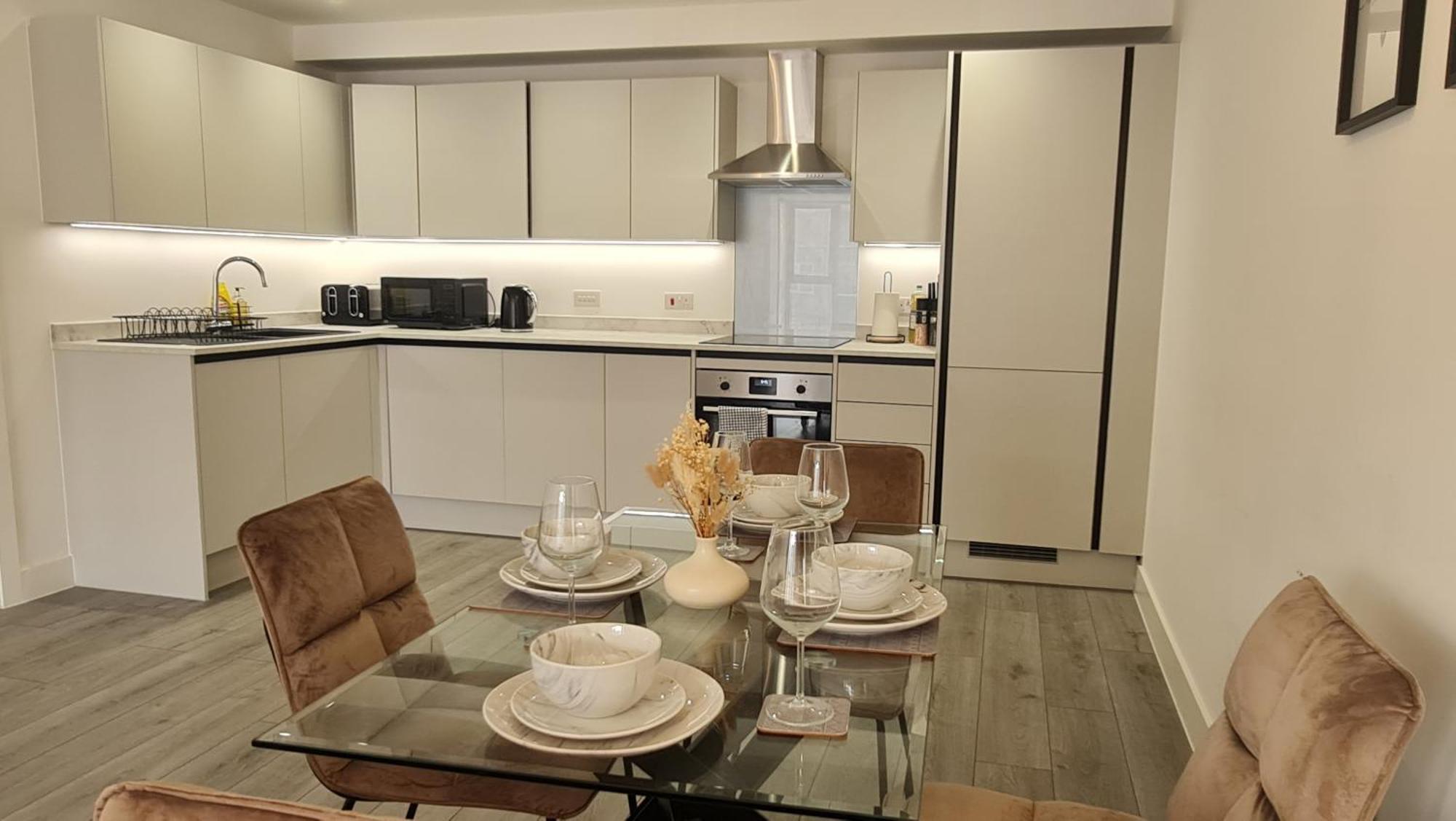 Modern City Apartment هيميل هيمبستيد المظهر الخارجي الصورة